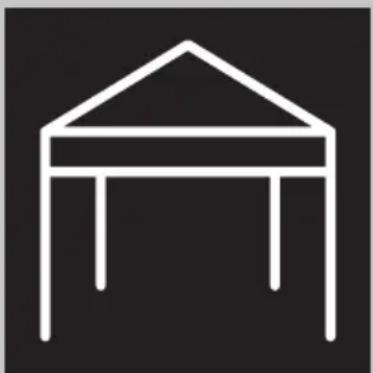 Vonroc PT807AA - PARTY TENT 300X300CM - 1