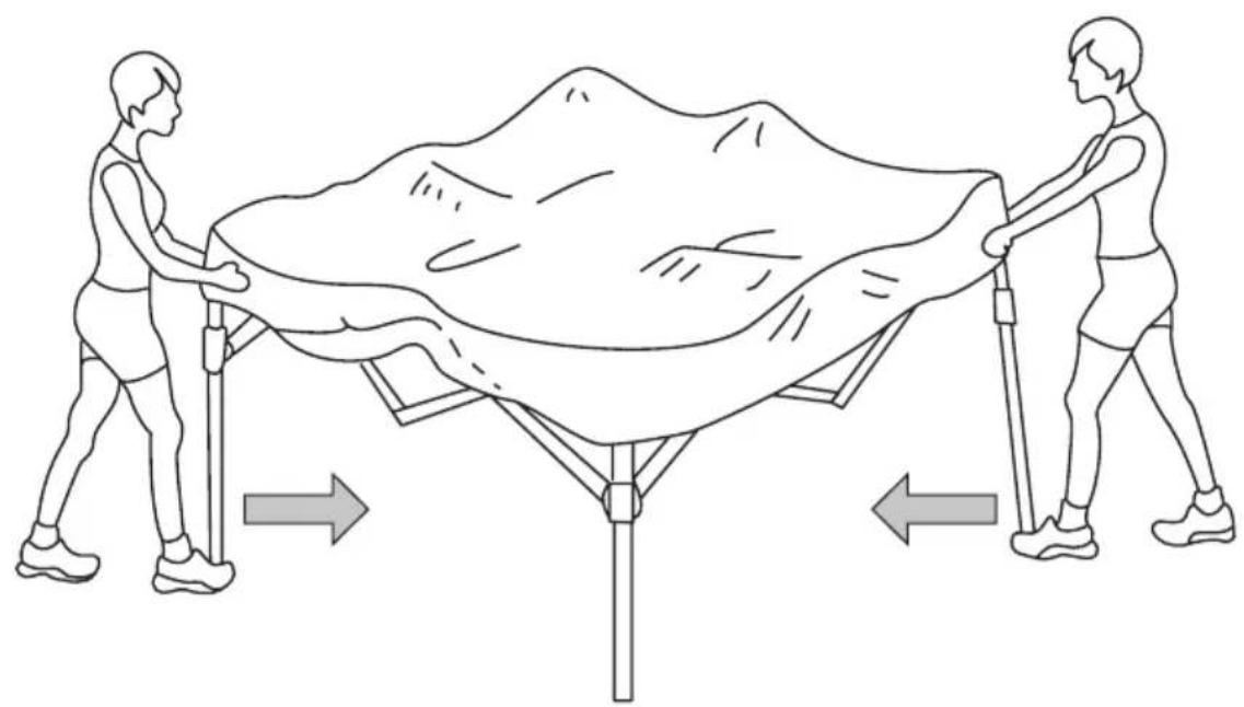 Vonroc PT803AA - PARTY TENT 300X300CM - 11