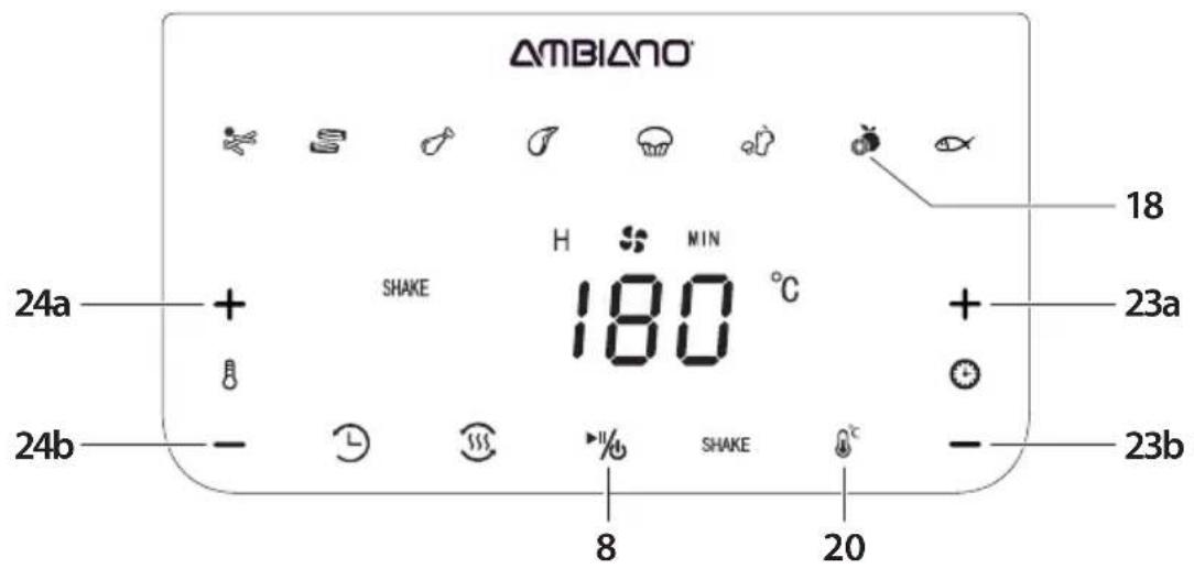 Ambiano GT-AF-17 - Fruit drogen - 2