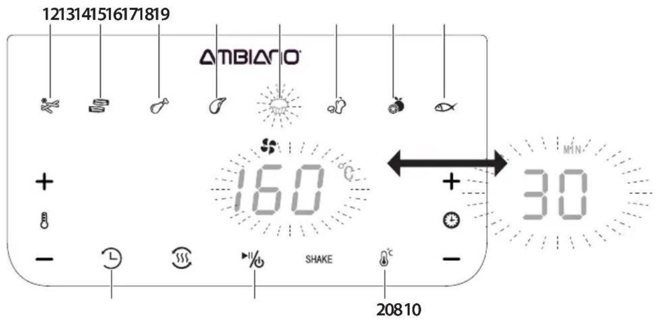 Ambiano GT-AF-17 - Benutzen Sie die Start-Verzöge- - 3