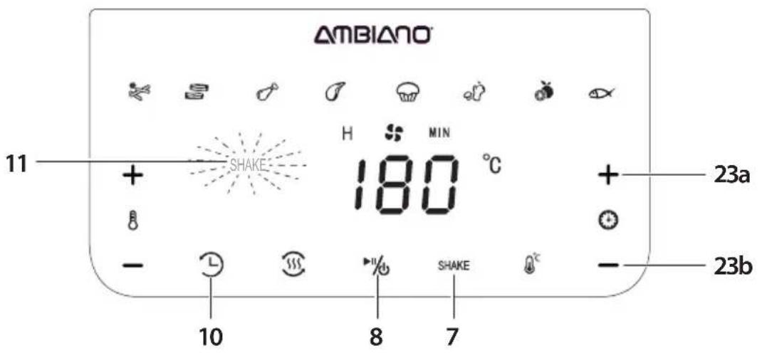 Ambiano GT-AF-17 - SHAKE-Funktion - 2