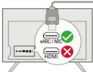 ULTIMEA Nova S70 - ANSCHLUSS AN DEN TV VIA HDMI OUT eARC / ARC - 1