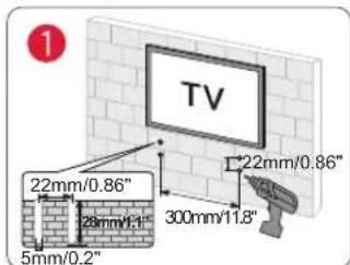 Vue d'ensemble TV Note : Veuillez utiliser l'adaptateur HDMI pour faciliter le branchement et le débranchement du câble HDMI.
