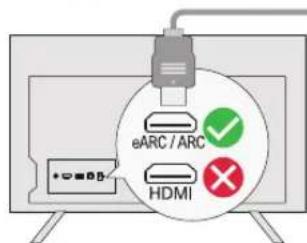 ULTIMEA Apollo S60 - CONNECTER AU TELÉVISEUR VIA ARC - 1