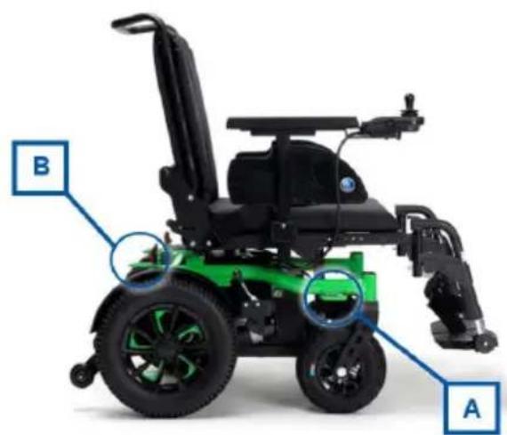 Vermeiren Turios - Securing the wheelchair - 2