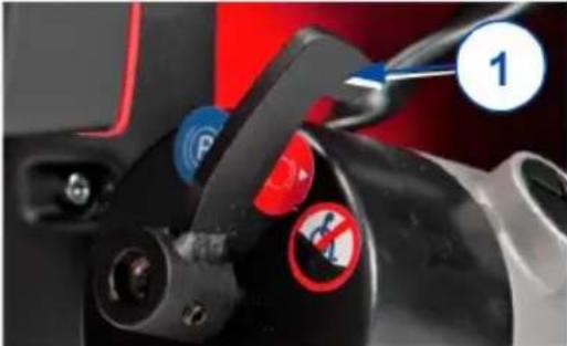 Vermeiren Sigma 230 - Operation of free-wheel lever - 3