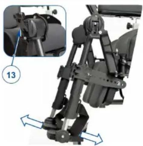 Vermeiren Sigma 230 - Leg rest BZ7-BZ8 - 1