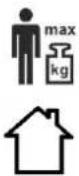 Vermeiren Ontario 2 - Symbols on the lift chair - 1