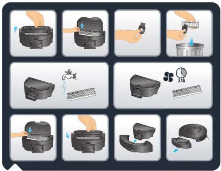 ROWENTA X-Plorer Serie 65+ RR8L85 - Maintain the robot and its accessories - 1