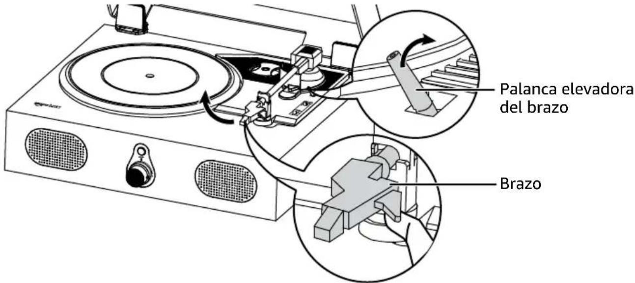 AMAZON TT603BT - Uso del tocadiscos - 2