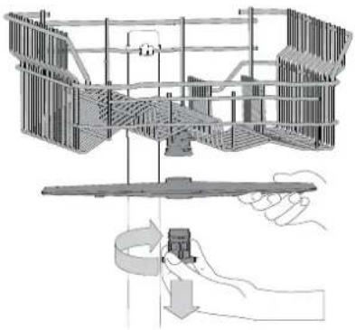 INDESIT IN2ID10CS80 - NETTOYER LES BRAS D'ASPERSION - 1