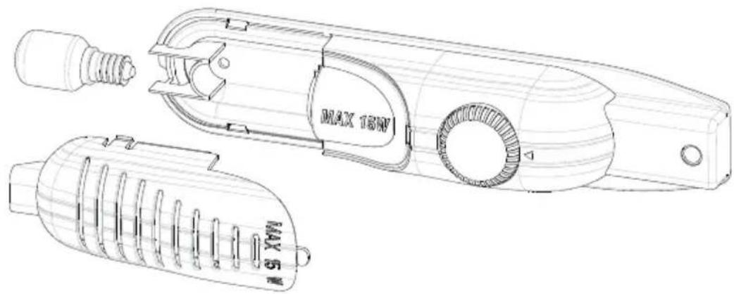 ATLANTIC ATLKS84W10A+ - Wechsel der Glühlampe - 1