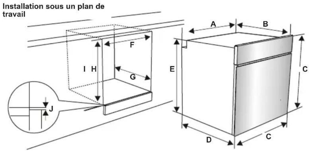 VESTEL VEB24076 - INSTALLATION DU FOUR - 1