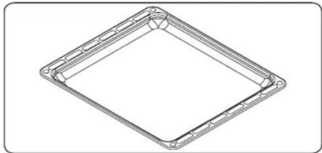 VESTEL VEB24076 - Flaches Backblech - 1