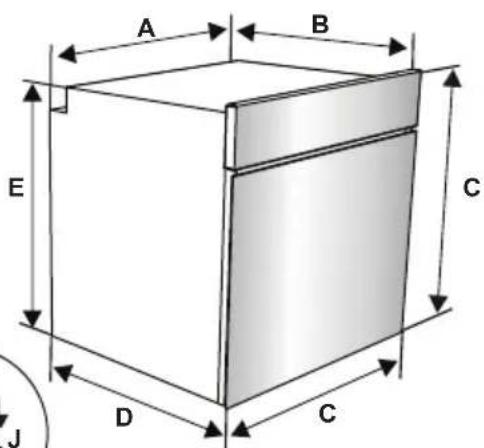 VESTEL VEB24076 - INSTALLATION OF THE OVEN - 3