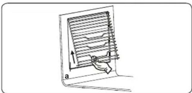 VESTEL VEB24076 - Removal of the Wire Shelf - 1