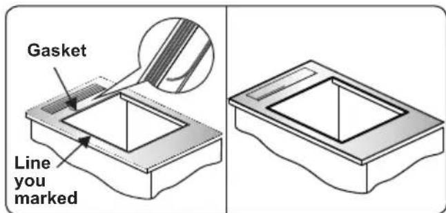 VESTEL VEK24026 - Installation of the Hotplate Hob - 2