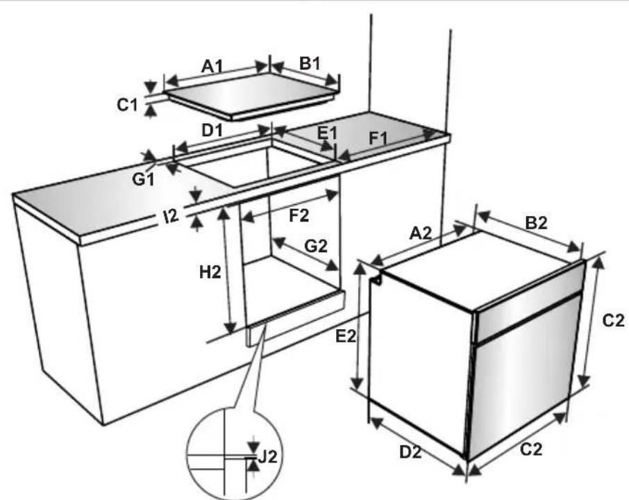 VESTEL VEK24026 - INSTALLATION OF THE APPLIANCES - 1