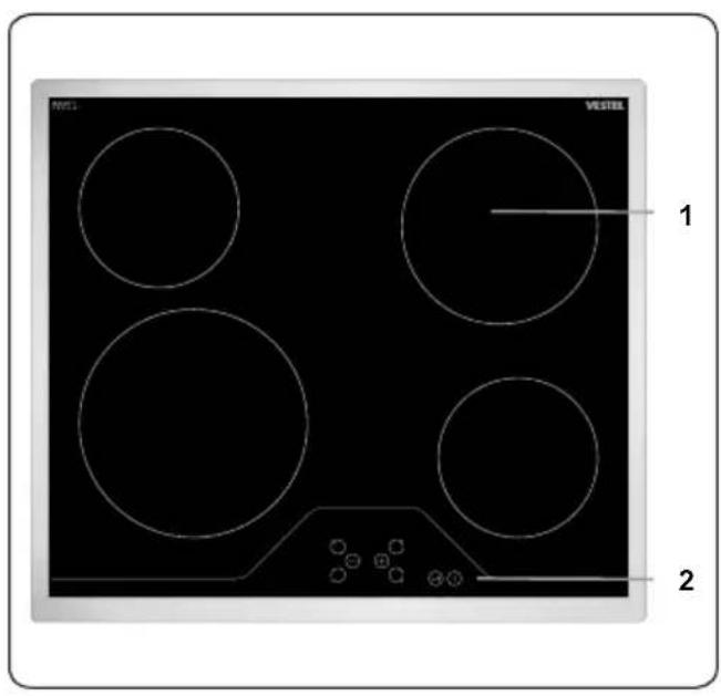 VESTEL VEA24036 - List of Components - 1