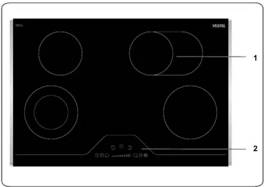 VESTEL VEA34716 - List of Components - 1