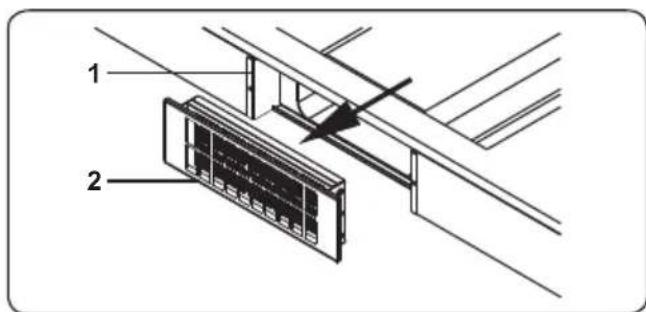 VESTEL VEA36016 - HET ACTIEVE KOOLFILTER REINIGEN OF VERVANGEN (ALLEEN RECIRCULATIE) - 1