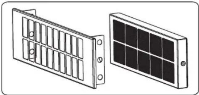 VESTEL VEA36016 - HET ACTIEVE KOOLFILTER REINIGEN OF VERVANGEN (ALLEEN RECIRCULATIE) - 3