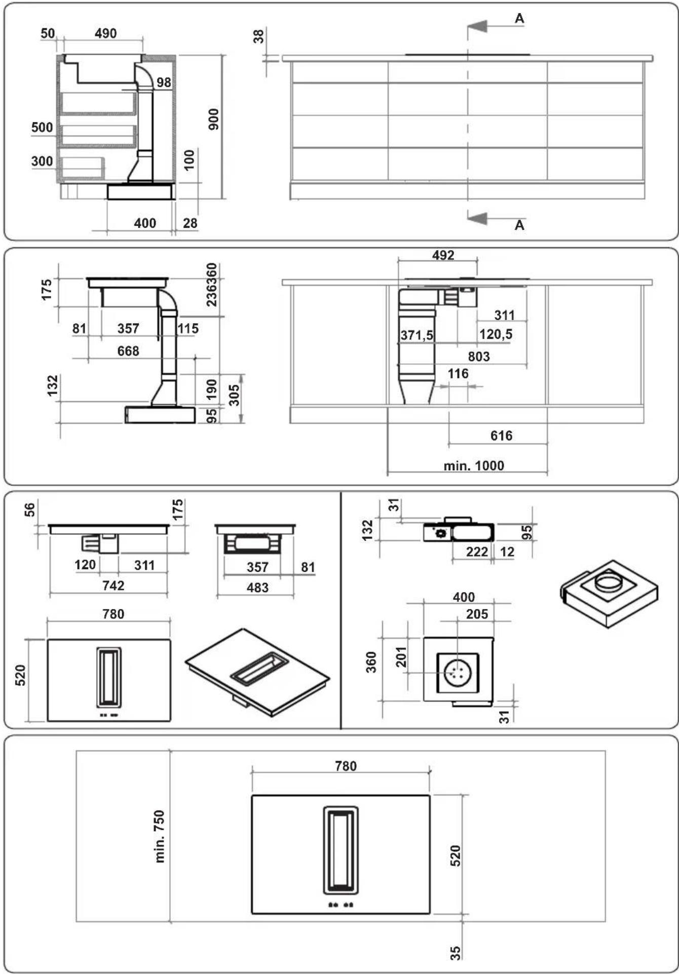 VESTEL VEA36016 - INSTALLATIEAFMETINGEN - 1