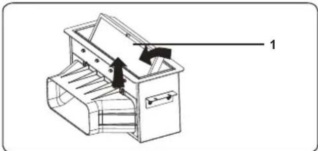 VESTEL VEA36016 - Verwijder het metalen vetfilter - 2