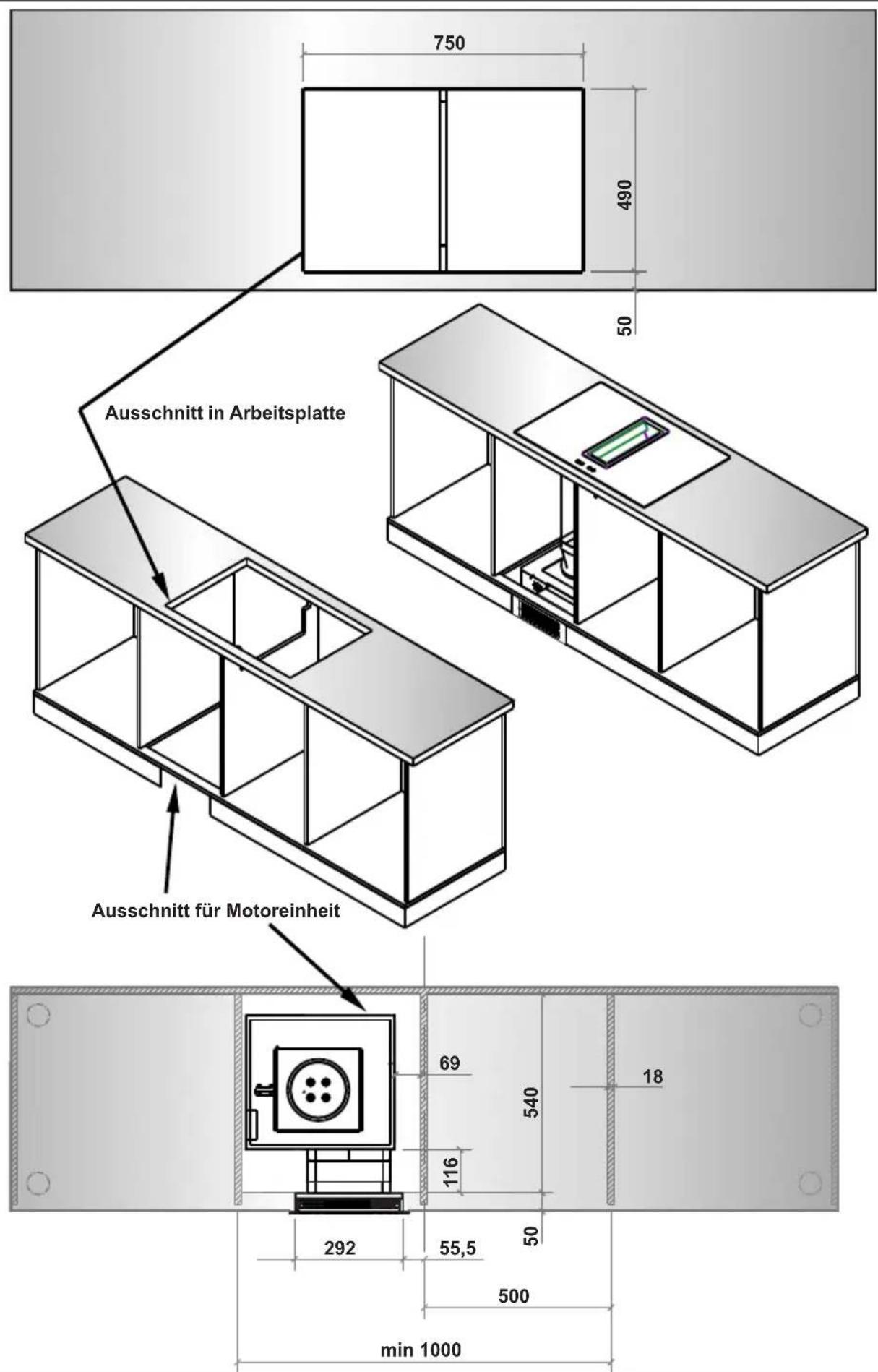 VESTEL VEA36016 - MONTAGEABMESSUNGEN - 11