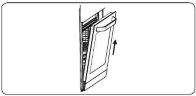 VESTEL VEH11026-2 - Ausbauen der Backofentür - 3