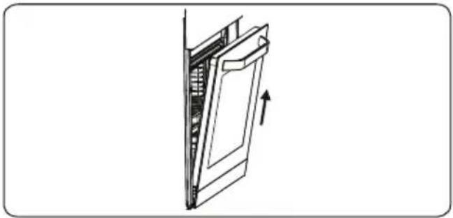 VESTEL VEH11026-2 - De ovendeur verwijderen - 3