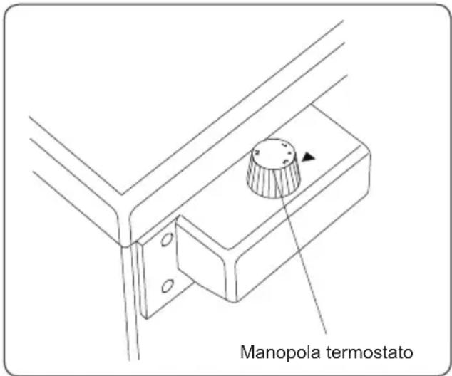 VESTEL K-T071W - Regolazione del termostato - 2