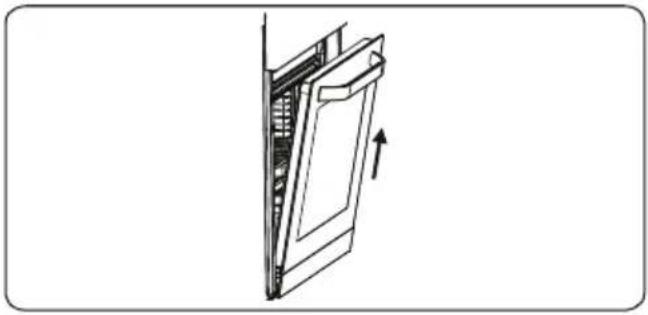 VESTEL VEB15026-1 - Ausbauen der Backofentür - 3