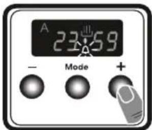 VESTEL VEB15026-1 - Audible warning time adjustment - 2