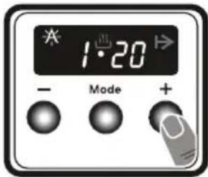 VESTEL VEB15026-1 - Einstellen der Zeit für vollautomatischen Betrieb - 2