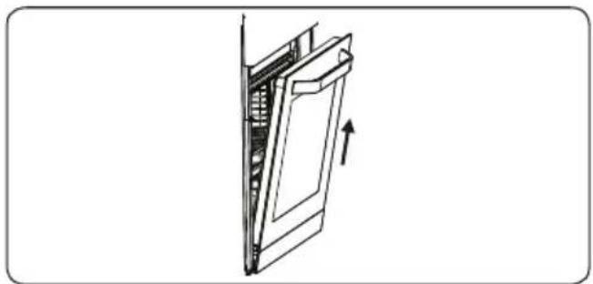 VESTEL VEB15026-1 - Démontage de la porte du four - 3
