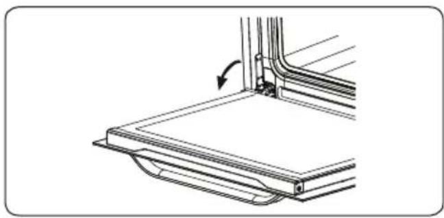 VESTEL VEB15026-1 - Ausbauen der Backofentür - 1