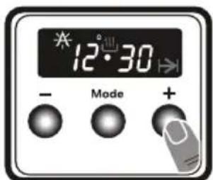VESTEL VEB15026-1 - Einstellen der Zeit für halbautomatischen Betrieb (Endzeit) - 2