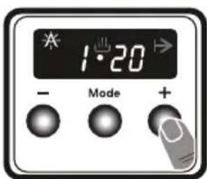VESTEL VEB15026-1 - Einstellen der Zeit für halbautomatischen Betrieb (Kochzeit) - 2