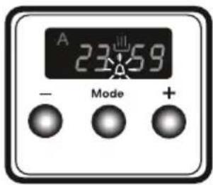 VESTEL VEB15026-1 - Einstellen der Alarmzeit - 3