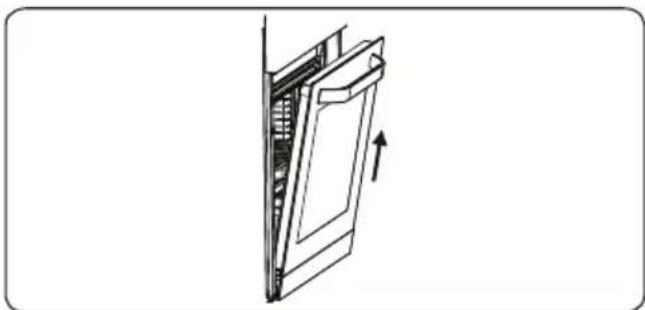 VESTEL VEB14026-1 - Removal of the Oven Door - 3
