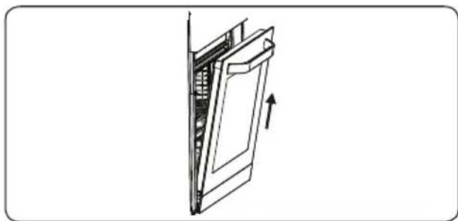 VESTEL VEB14026-1 - Démontage de la porte du four - 3