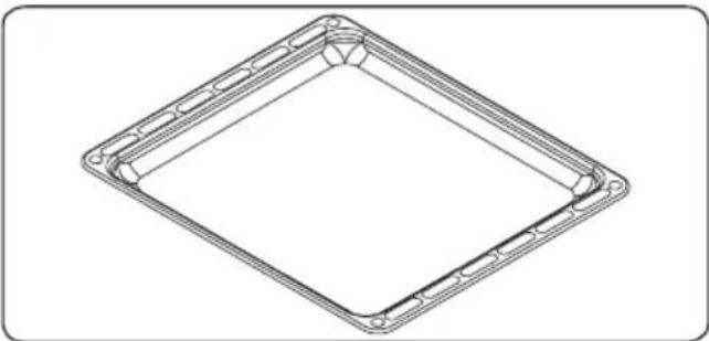 VESTEL VEB13026-1 - Ondiepe bakplaat - 1