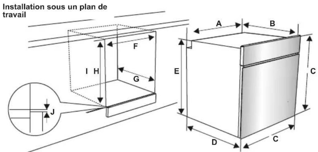 VESTEL VEB13026-1 - Installation du four - 1