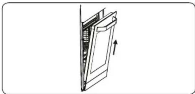 VESTEL VEB13026-1 - Removal of the Oven Door - 3
