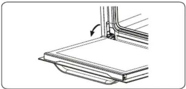 VESTEL VEB13026-1 - Removal of the Oven Door - 1