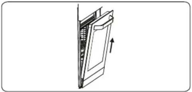 VESTEL VEB24076-1 - Démontage de la porte du four - 3
