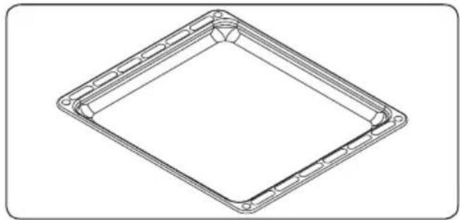 VESTEL VEB24076-1 - Plateau peu profond - 1