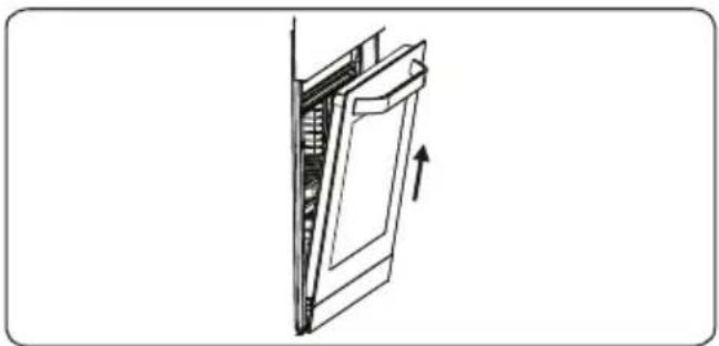 VESTEL VEB24076-1 - Ausbauen der Backofentür - 3