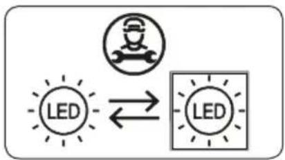 VESTEL VEKK7196-1 - LED-Beleuchtung auswechseln - 2